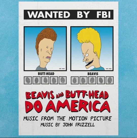 JOHN FRIZZELL- Beavis and Butt-head Do America（橘色彩膠｜黑膠唱片） 封面