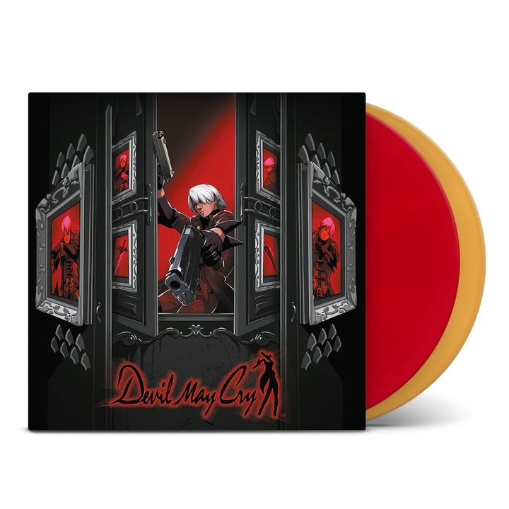 惡魔獵人 Devil May Cry 原聲帶（紅黃彩膠｜黑膠唱片 2LP） 封面