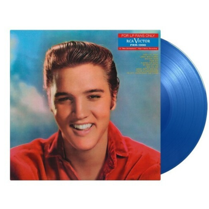 貓王 Elvis Presley- For LP Fans Only（2500張限量編號｜藍色彩膠｜黑膠唱片 LP） 封面