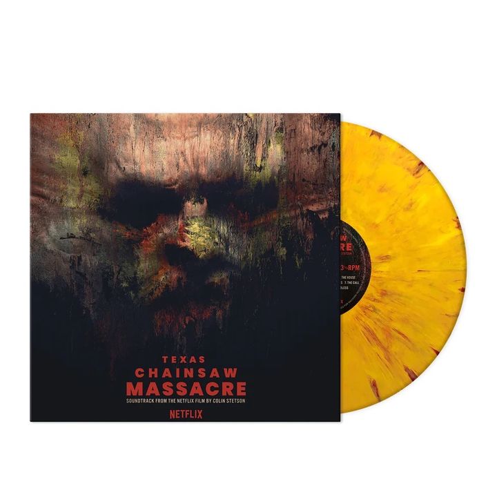 德州電鋸殺人魔 Texas Chainsaw Massacre 向日葵與血色彩膠（黑膠唱片 LP） 封面