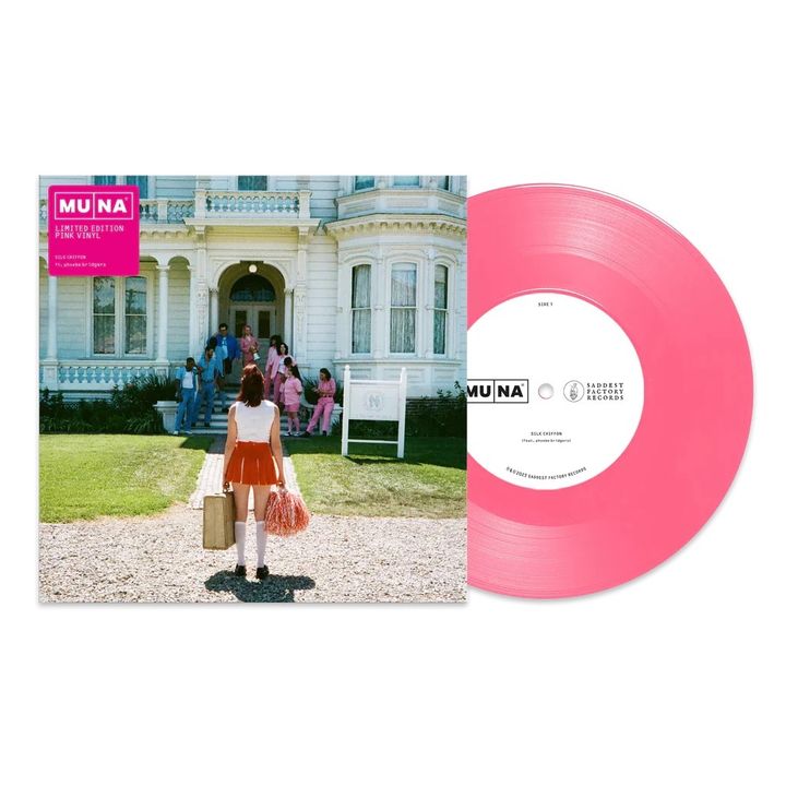 Muna- Silk Chiffon（7寸粉色彩膠｜Indie獨家｜黑膠唱片 LP） 內頁 1