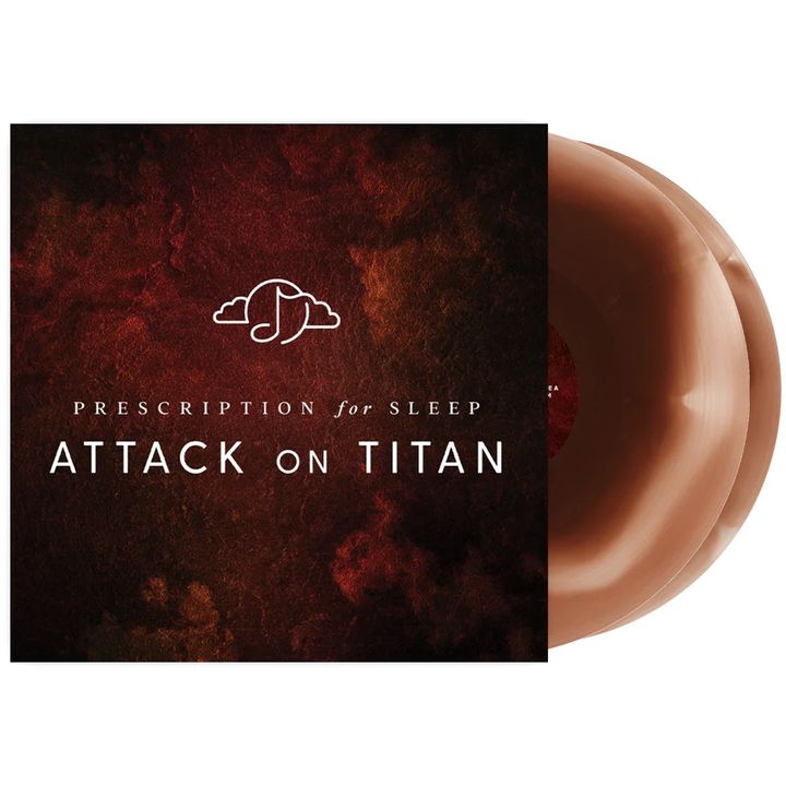 進擊的巨人 Prescription for Sleep: Attack on Titan（爵士樂改編版｜彩膠｜黑膠唱片 LP） 封面
