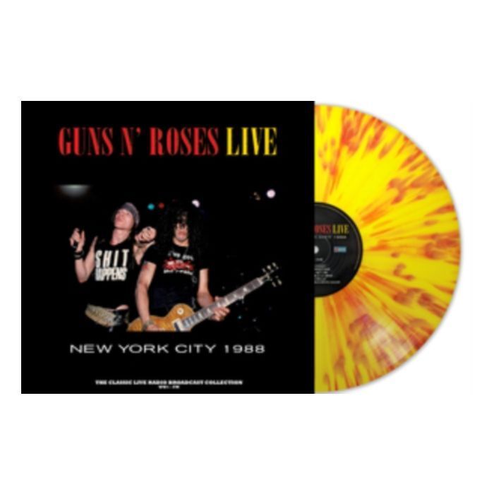 Guns N' Roses 槍與玫瑰- New York City 1988（彩膠｜黑膠唱片 LP） 封面