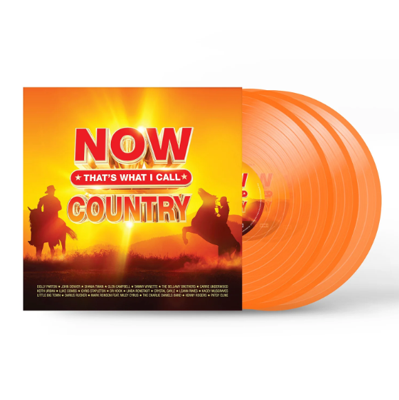 NOW That's What I Call Country（金曲合輯｜透明橘色彩膠｜黑膠唱片 3LP） 封面
