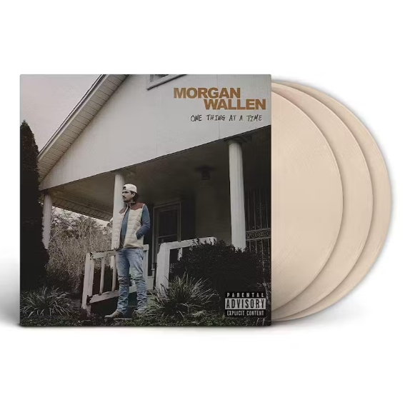 Morgan Wallen - One Thing At A Time（米白色彩膠｜黑膠唱片 3LP｜2CD） 封面