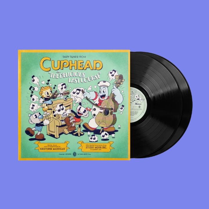 茶杯頭 DLC 原聲帶 Cuphead: The Delicious Last Course (黑膠唱片2LP) 封面