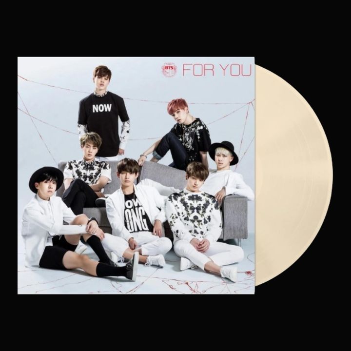 BTS - For You（出道10周年紀念｜白色彩膠｜黑膠唱片 LP） 封面