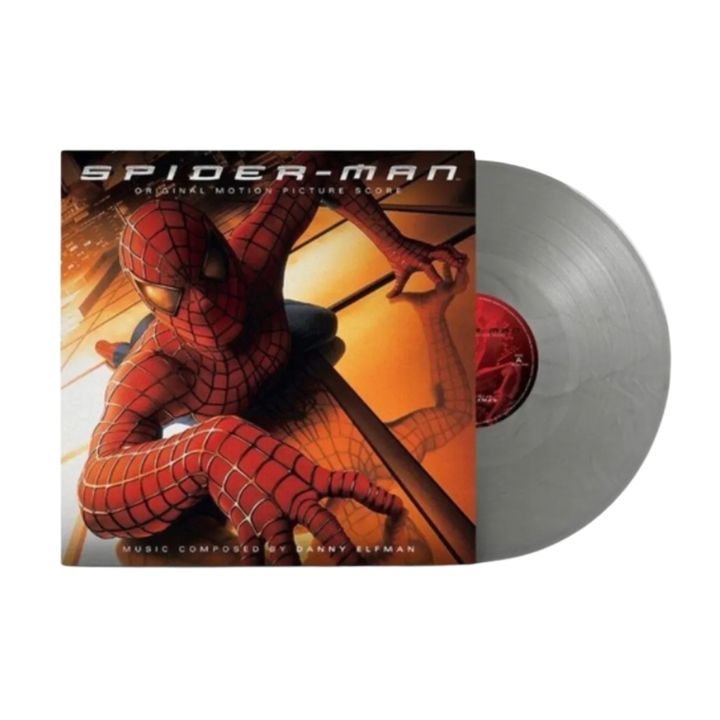 Danny Elfman - Spider-Man 蜘蛛人電影原聲帶 (銀色彩膠｜20週年紀念款) 封面
