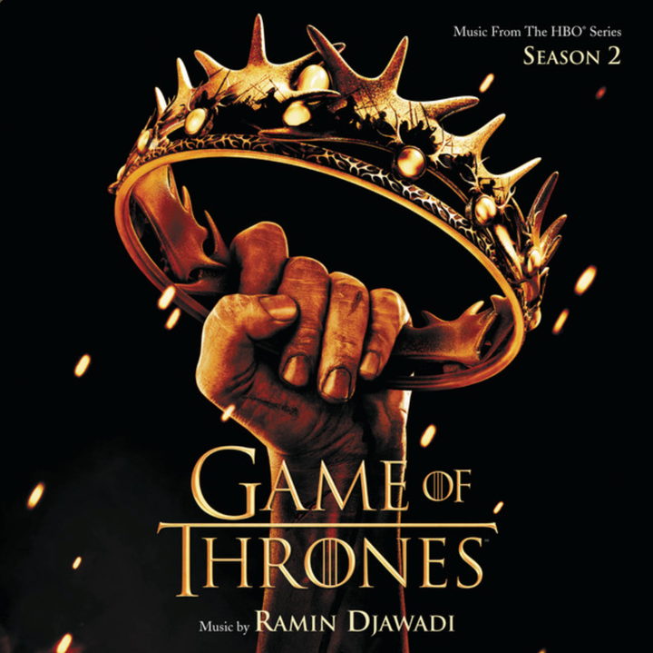 權力遊戲 Game of Thrones 第二季 原聲帶（黑膠唱片 2LP） 封面