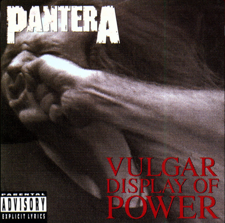 Pantera- Vulgar Display Of Power（彩膠｜黑膠唱片 2LP） 封面