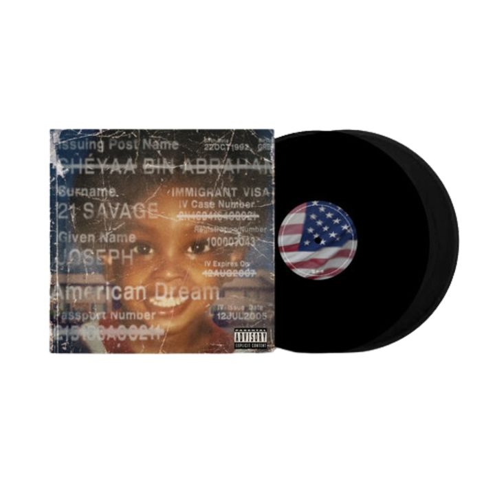 21 Savage - American Dream（黑膠唱片 2LP/CD） 封面
