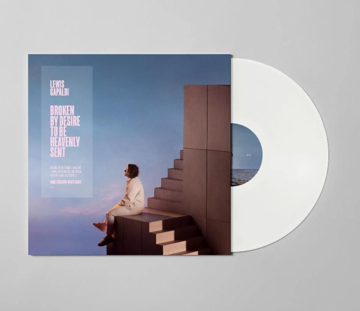 Lewis Capaldi- Broken By Desire To Be Heavenly Sent（Indie 獨家｜白色彩膠｜黑膠唱片 LP） 封面
