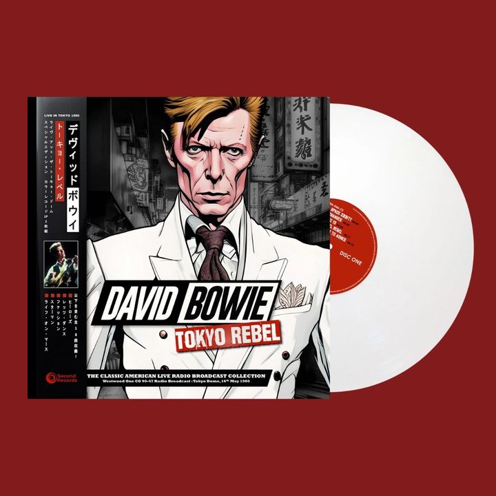 大衛·鮑伊 David Bowie - Tokyo Rebel: Live In Tokyo 1990（白色彩膠｜黑膠唱片 2LP） 封面