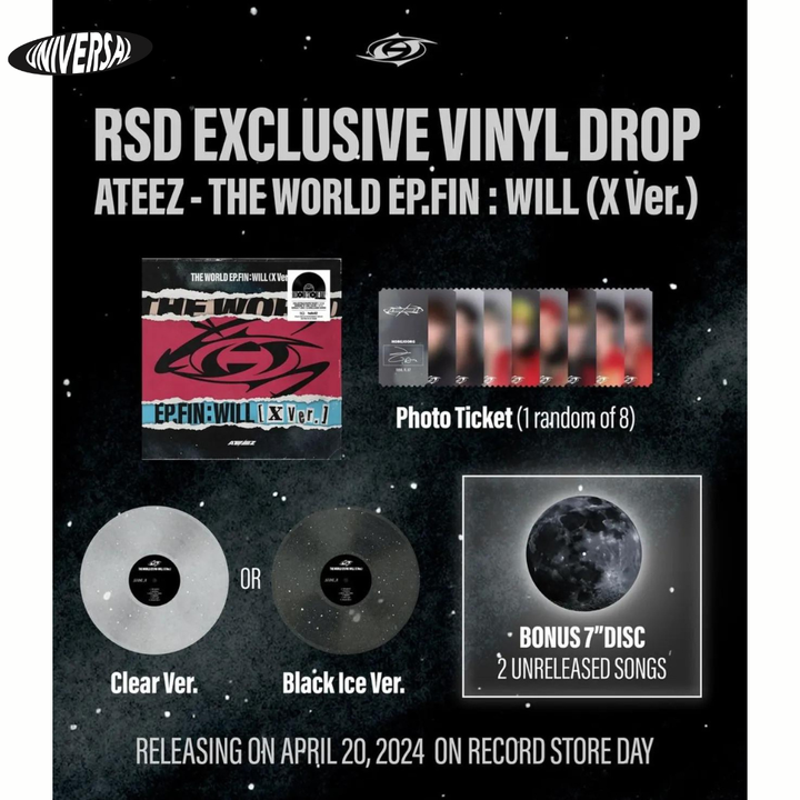 [RSD] ATEEZ - THE WORLD EP.FIN : WILL（限量版對開封面｜黑膠唱片 LP+7寸LP） 內頁 1
