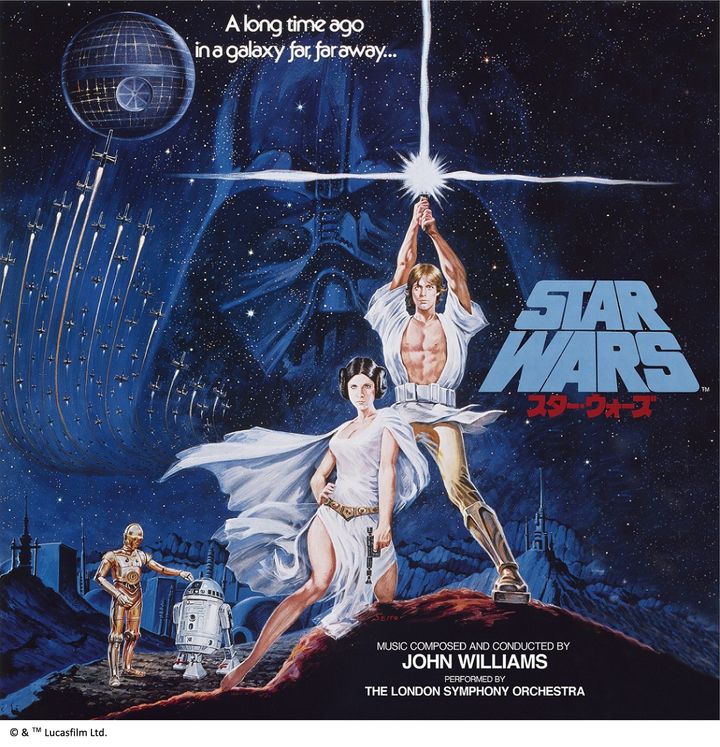 星際大戰：新希望 Star Wars- A New Hope 約翰威廉斯 John Williams （日盤原聲帶｜黑膠唱片 2LP） 封面
