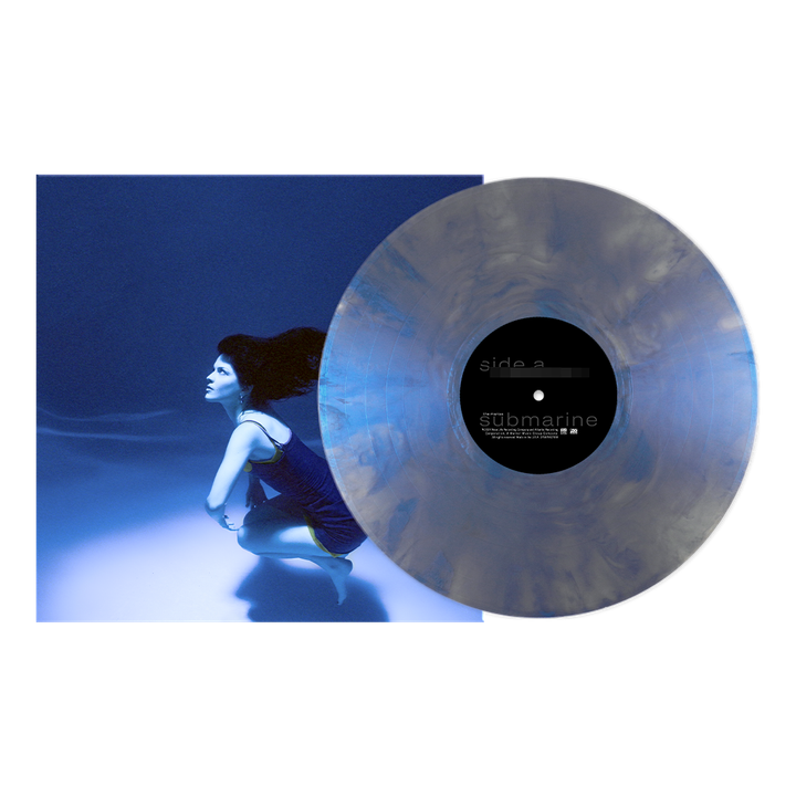 The Marias- Submarine（Indie 獨家款｜潑墨藍色彩膠｜黑膠唱片 LP） 封面