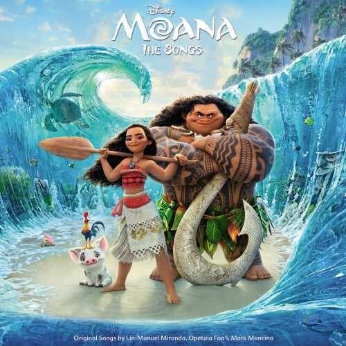 海洋奇緣 Moana 歌曲原聲帶（圖片彩膠｜黑膠唱片 LP） 封面