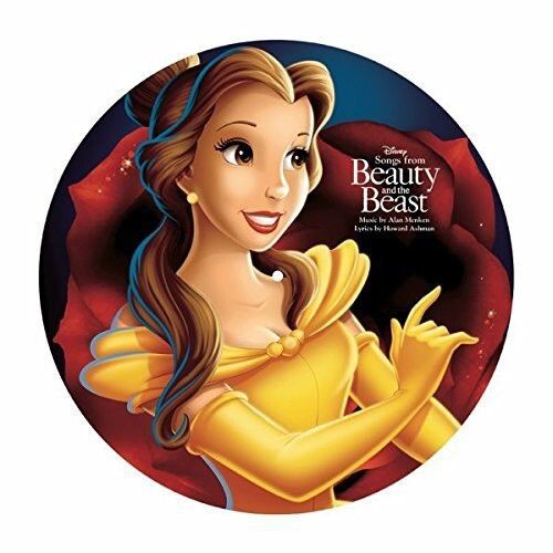美女與野獸 Beauty and the Beast 原聲帶（圖片彩膠｜黑膠唱片 LP） 封面