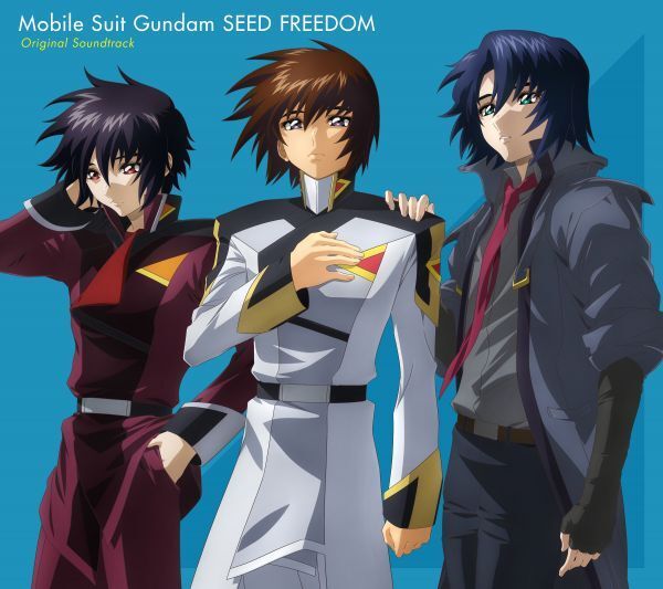佐橋俊彦 - 『機動戦士ガンダムSEED FREEDOM』電影原聲帶（彩膠｜黑膠唱片 3LP） 封面