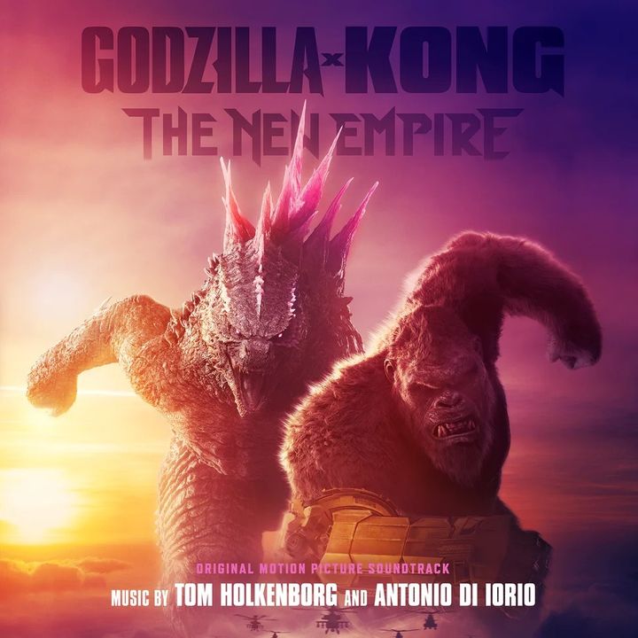 哥吉拉 x 金剛：新帝國 Godzilla x Kong: The New Empire（潑墨彩膠｜黑膠唱片 2LP） 封面
