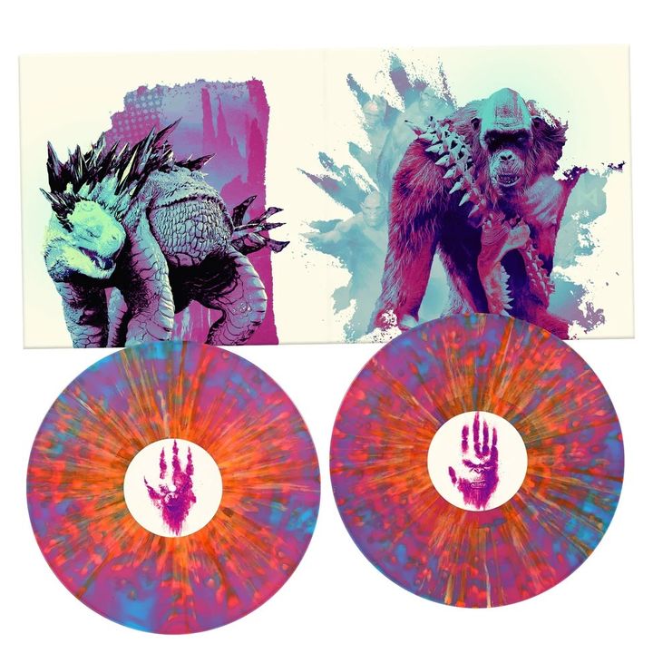哥吉拉 x 金剛：新帝國 Godzilla x Kong: The New Empire（潑墨彩膠｜黑膠唱片 2LP） 內頁 1