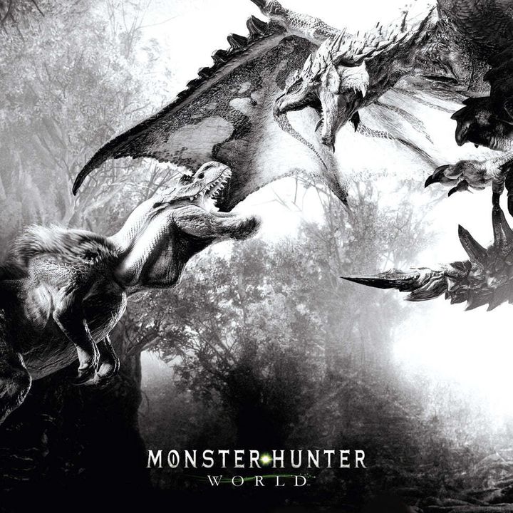 魔物獵人世界 Monster Hunter: World（黃色藍色彩膠｜黑膠唱片 2LP） 內頁 1