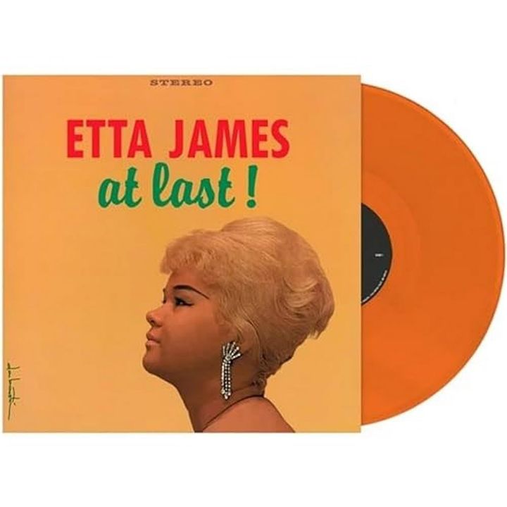 Etta James- At Last! （橘色彩膠｜黑膠唱片 LP） 封面