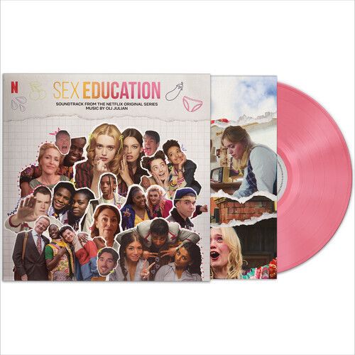 性愛自修室 1-4 季 Sex Education 合集原聲帶（粉色彩膠｜黑膠唱片 LP） 封面