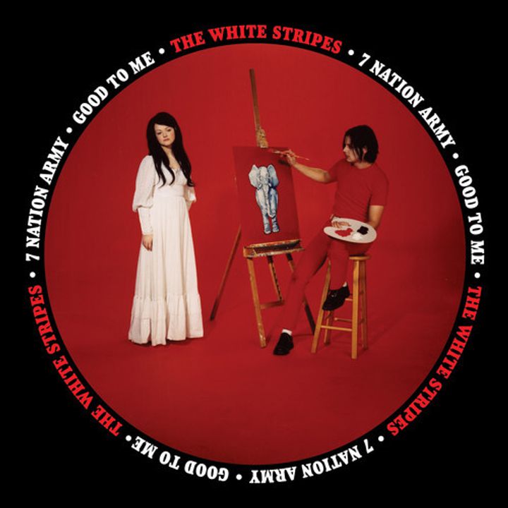 The White Stripes- Seven Nation Army / Good to Me（黑膠唱片 7寸 LP） 封面