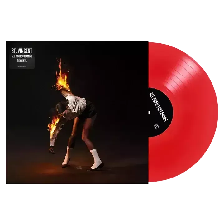 St. Vincent - All Born Screaming（Indie 獨家紅色彩膠） 封面
