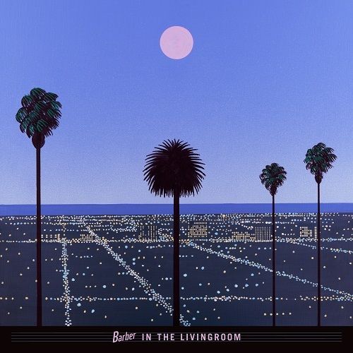 客廳理髮師 Barber In the Livingroom- Moon & Palms （粉奶色彩膠｜黑膠唱片 LP） 封面