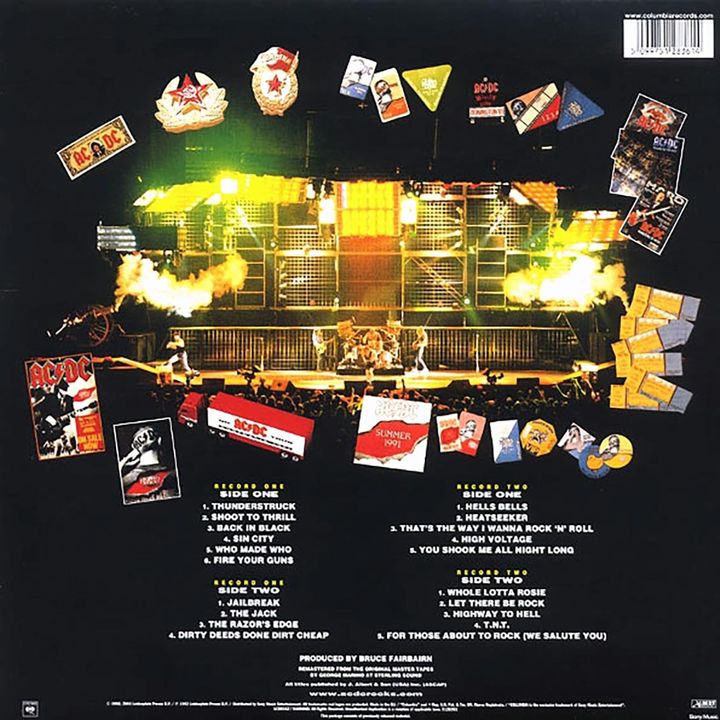 [活動商品｜請在粉專留言才可下單] AC/DC- Live（官方特殊收藏版｜黑膠唱片 2LP） 內頁 1