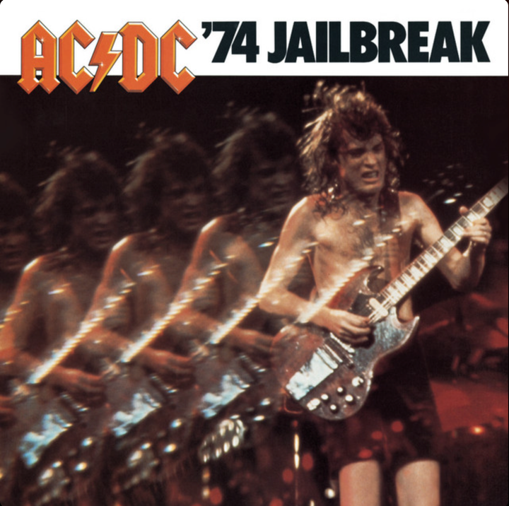 [活動商品｜請在粉專留言才可下單]AC/DC- 74 Jail Break（黑膠唱片 LP） 封面