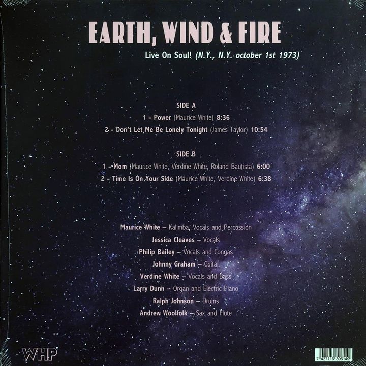 [活動商品｜請在粉專留言才可下單] 球風火 Earth, Wind & Fire- Live On Soul! NY（黑膠唱片 LP） 內頁 1