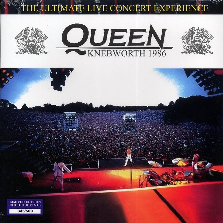[活動商品｜請在粉專留言才可下單] 皇后合唱團 Queen- Knebworth 1986（黑膠唱片 LP） 封面
