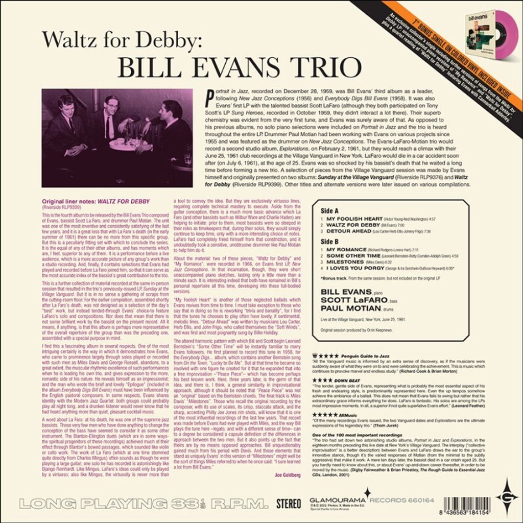 waltz-for-debby-7-inch-colored-single