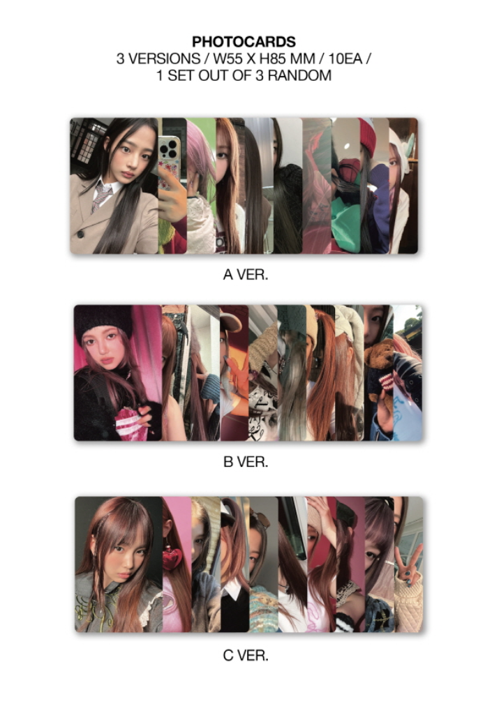 newjeans ヘリン weverse OMG ラキドロ トレカ Newjeans ヘリン トレカ