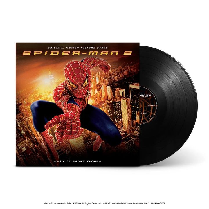 蜘蛛人 2 Spider-Man 2 原聲帶（20週年紀念款｜黑膠唱片 LP） 封面
