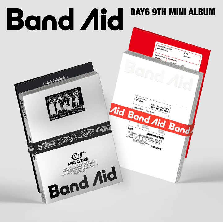 DAY6 - 迷你九輯: Band Aid ( Photobook 版｜CD) 封面