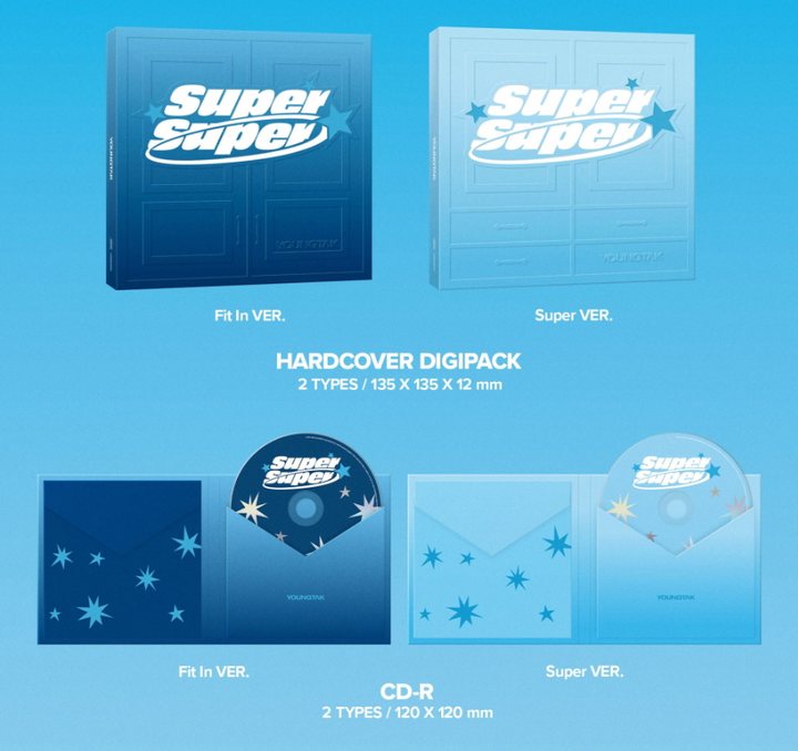 YOUNGTAK - Super Super ( Digipack 版｜CD ) 內頁 1