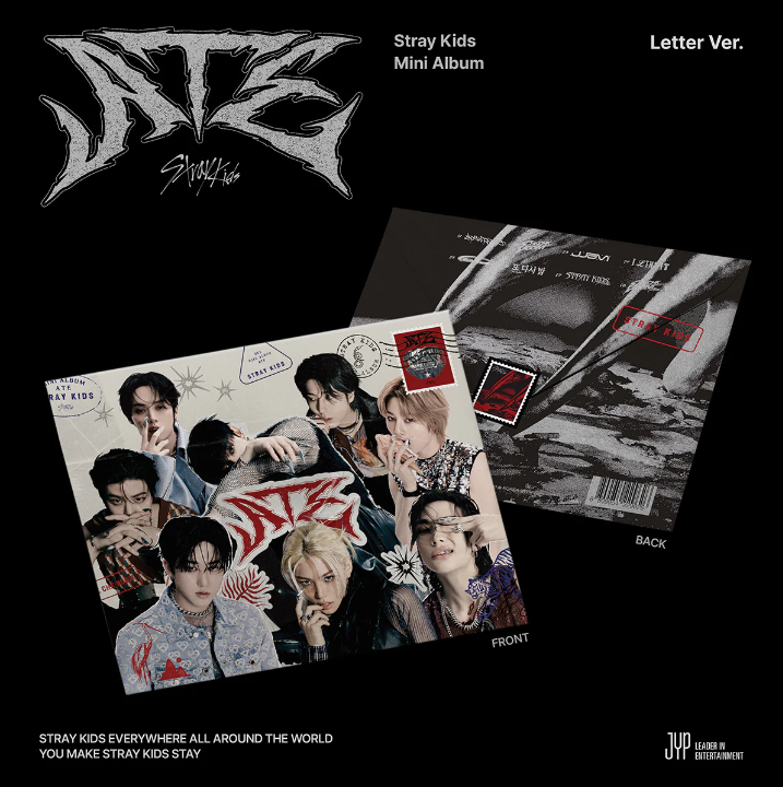 Stray Kids - 9th Mini Album: ATE（Letter 版｜CD） 封面