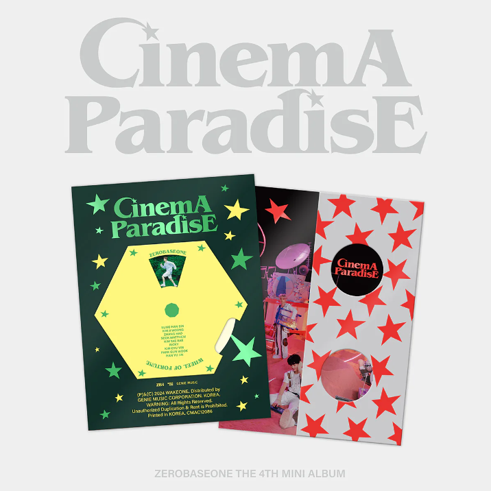 ZEROBASEONE (ZB1) - 迷你四專: Cinema Paradise ( CD ) 封面