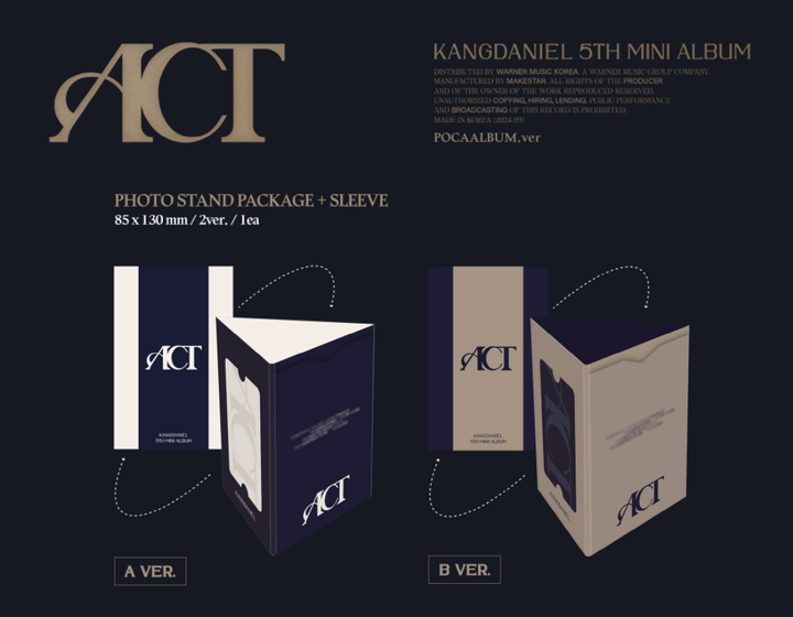 Kang Daniel - 迷你五輯: Act（Poca 版｜數位專輯） 內頁 1