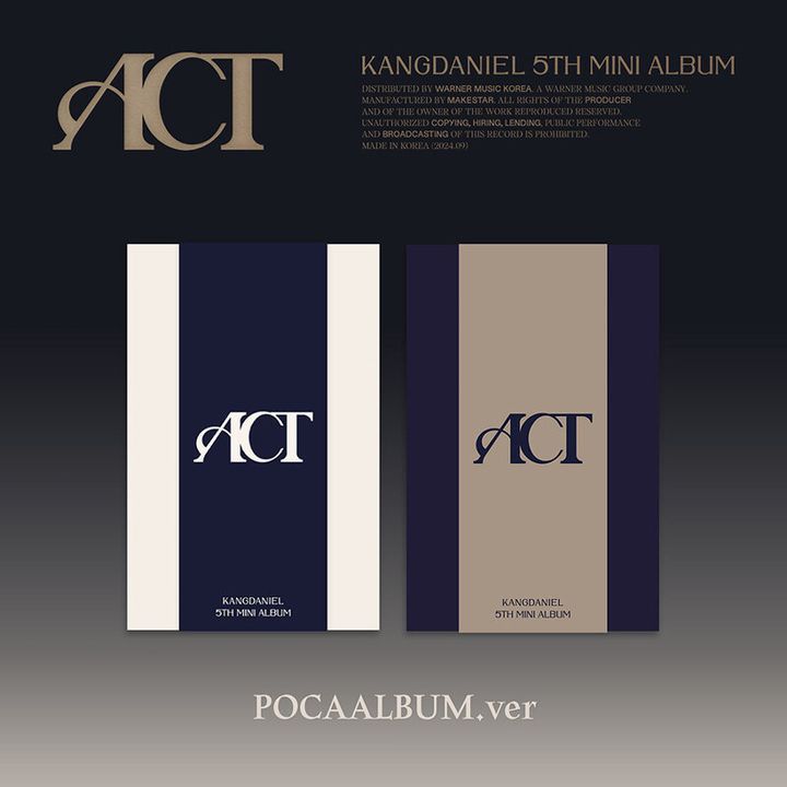 Kang Daniel - 迷你五輯: Act（Poca 版｜數位專輯） 封面
