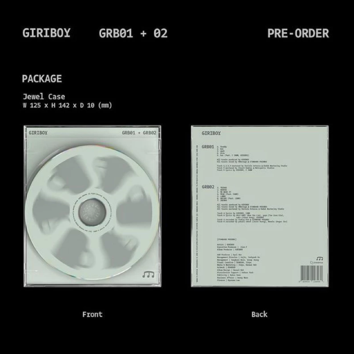 Giriboy - 專輯合輯: GRB01 + GRB02（CD） 封面