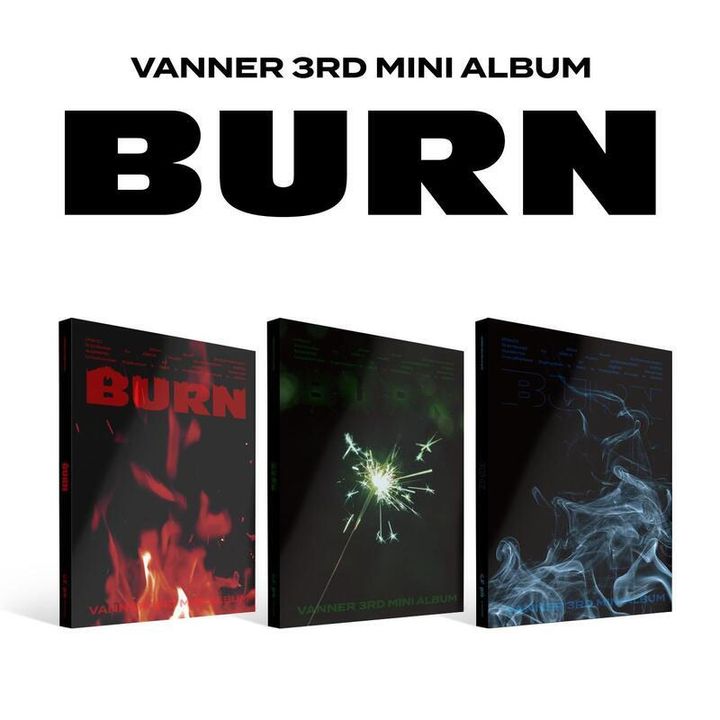 VANNER - 迷你三輯: Burn（Photobook 版｜CD） 封面