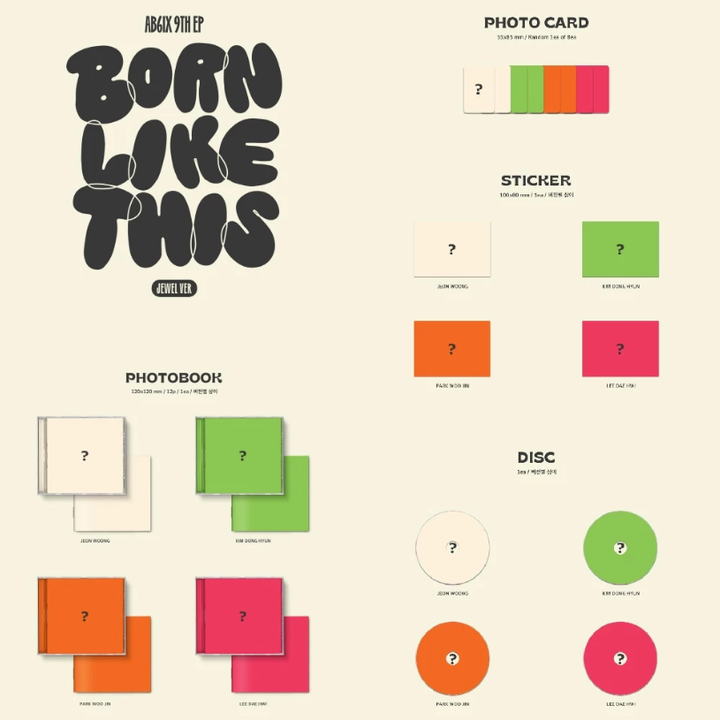 AB6IX - 迷你八輯: Born Like This（Jewel 版｜CD） 內頁 1