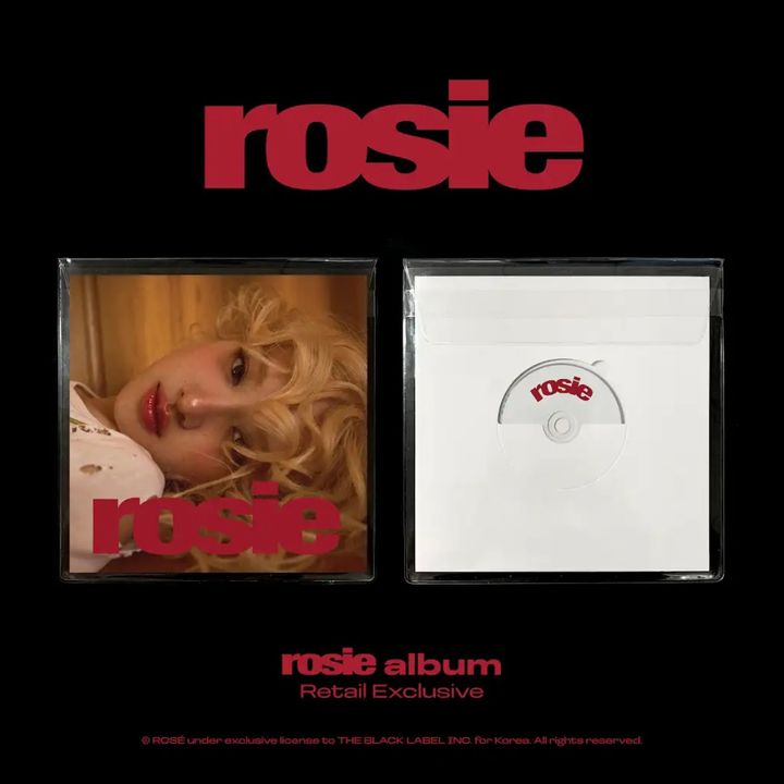 朴彩英 Rosé (BLACKPINK) - 首張專輯: Rosie（Retail 獨家版｜CD） 封面