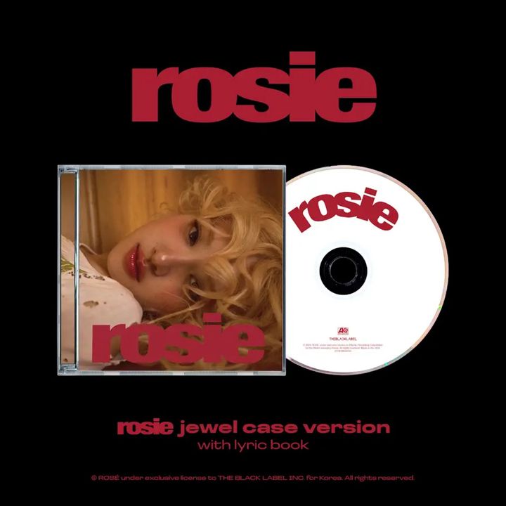 朴彩英 Rosé (BLACKPINK) - 首張專輯: Rosie（Jewel 版｜CD） 封面