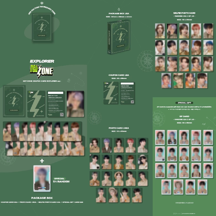 NCT ZONE - Coupon Card: EXPLORER ( 官方周邊 ) 內頁 1